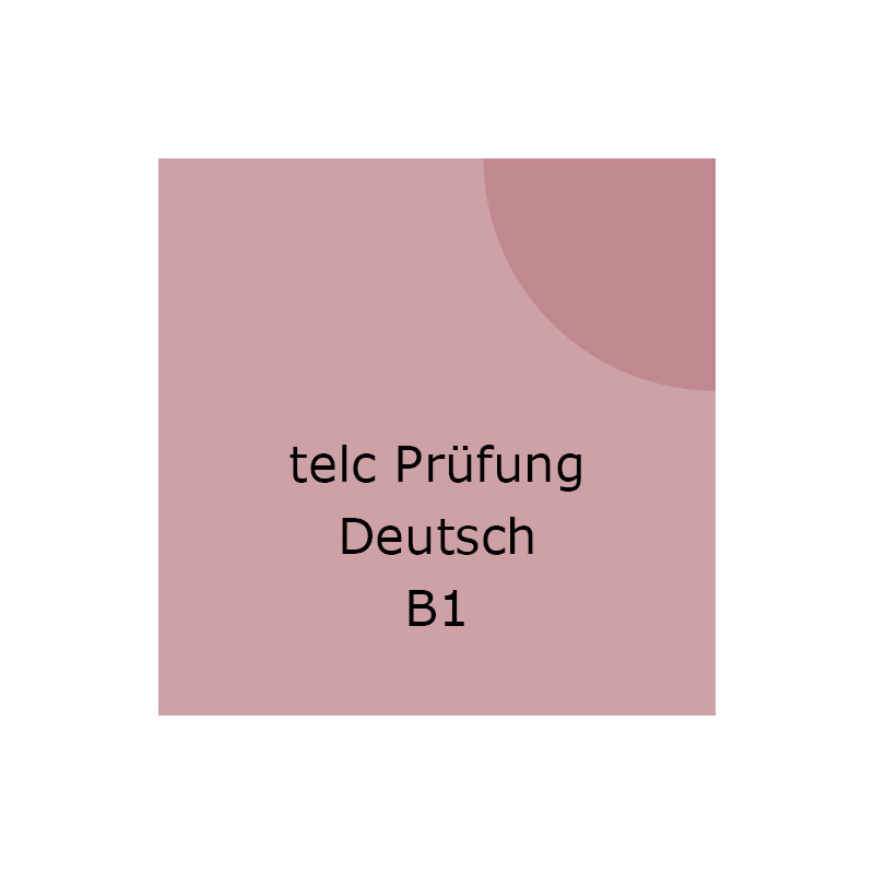 Telc-Prüfung Deutsch B1 Modular